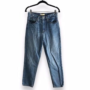 Madewell The MomJean‎ Womens 26 High Rise Tapered Leg Roomy Cotton K9935